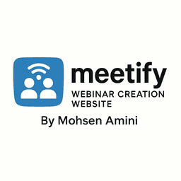 Meetify project screenshot by Mohsen Amini
